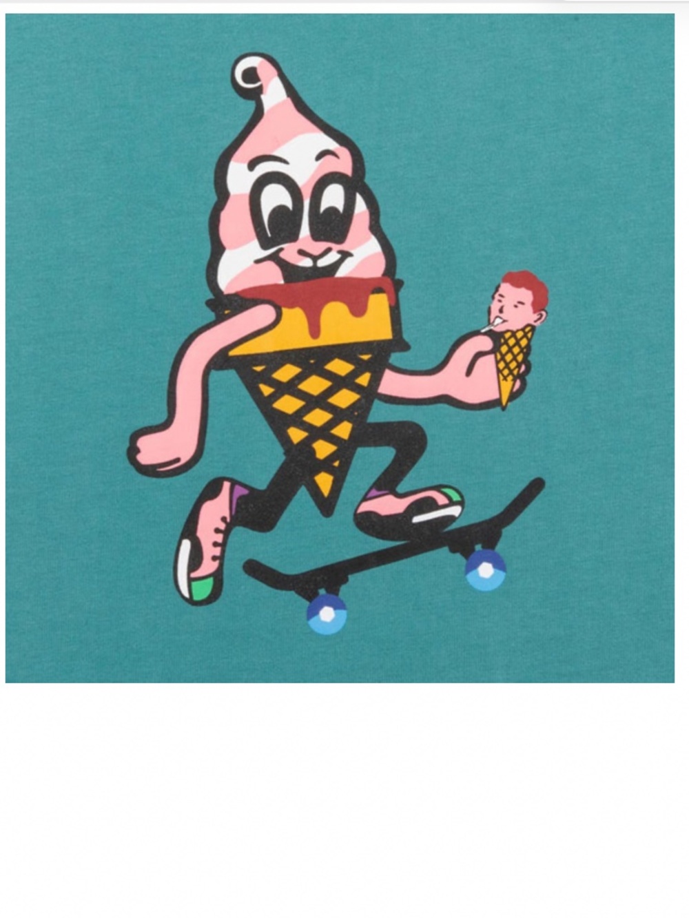 Ice Cream Billionaire Boys Club Extra Large Teal Glifberg Short Sleeve Tee
